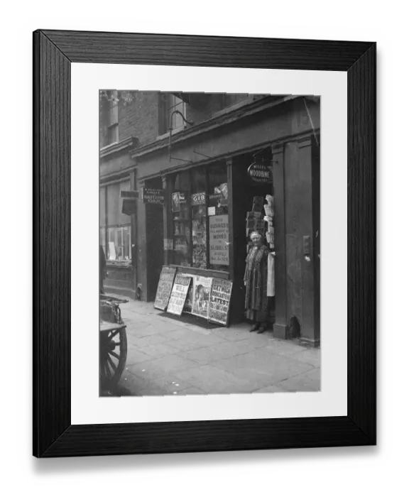 Framed Print : Ma Rushworth yields to progress. After 45 years - refuses to retire Framed Print : Ma Rushworth yields to progress. After 45 years - refuses to retire