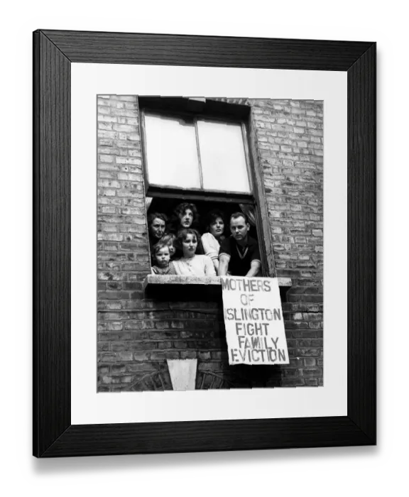 Framed Print : Mr McDonaugh and his wife with some of their children and friends looking from a Framed Print : Mr McDonaugh and his wife with some of their children and friends looking from a