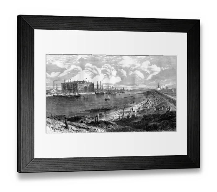 Framed Print : The new railway steam boat docks, Barrow-in-Furness, North Lancashire, England 28 Framed Print : The new railway steam boat docks, Barrow-in-Furness, North Lancashire, England 28