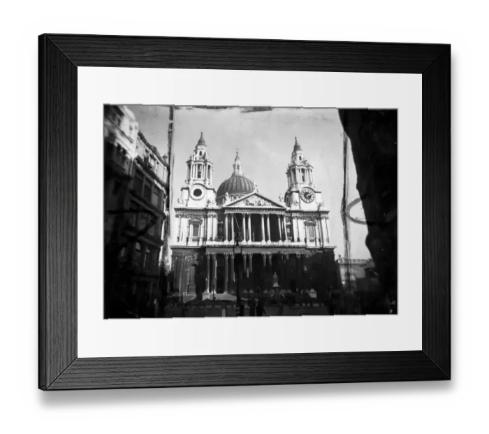 Framed Print : St Pauls Cathedral, Westminster viewed from Ludgate Hill. 7 November 1945 Framed Print : St Pauls Cathedral, Westminster viewed from Ludgate Hill. 7 November 1945