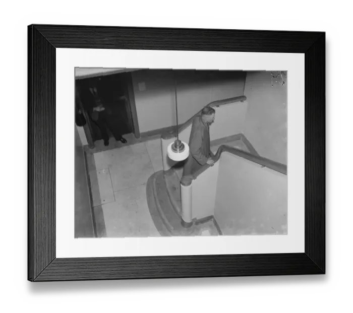 Framed Print : New juvenile court building in Bromley, London. An interior view. 1937 Framed Print : New juvenile court building in Bromley, London. An interior view. 1937