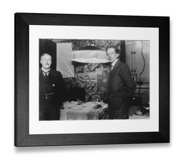 Framed Print : Mr George Sherringham ( 13 November 1884 ? 11 November 1937 ) and his new lamp Framed Print : Mr George Sherringham ( 13 November 1884 ? 11 November 1937 ) and his new lamp