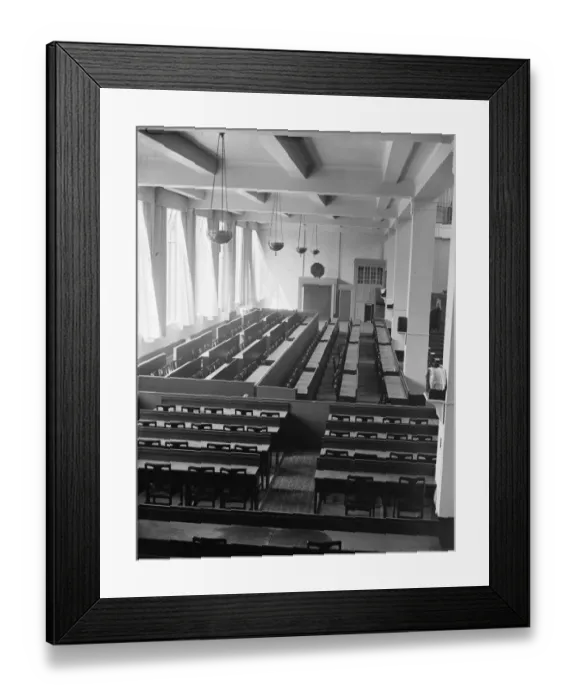 Framed Print : Where the World Economic Conference is to take place. Representatives of more than