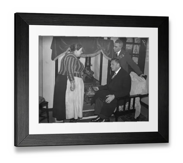 Framed Print : Mr Lewis Silkin MP, opens first part of big new housing estate at Campbell. Another Framed Print : Mr Lewis Silkin MP, opens first part of big new housing estate at Campbell. Another