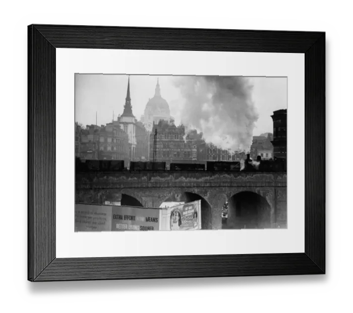 Framed Print : Coal trains arrive in London, extra effort begun to show dividends Framed Print : Coal trains arrive in London, extra effort begun to show dividends