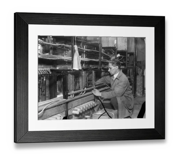 Framed Print : Where the World Economic Conference will meet. The new building of the Geological Framed Print : Where the World Economic Conference will meet. The new building of the Geological
