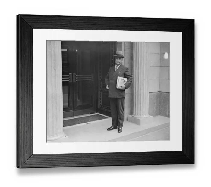 Framed Print : Sir Harold Pellman of The National Building Society 16 August 1932