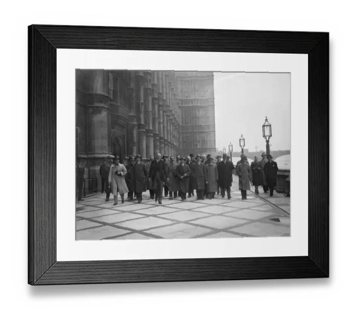 Framed Print : Scandinavian travel agents visit House of Commons. A party of Scandinavian travel Framed Print : Scandinavian travel agents visit House of Commons. A party of Scandinavian travel