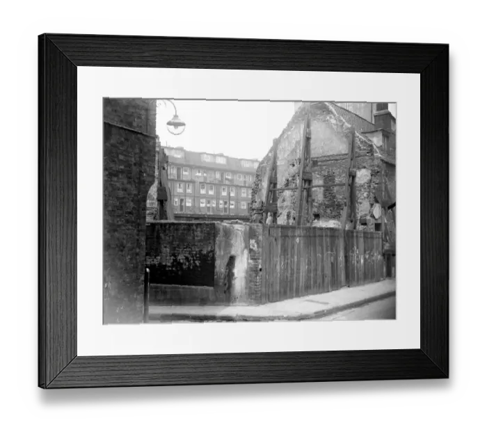 Framed Print : Slums near the docks. 1933 Framed Print : Slums near the docks. 1933