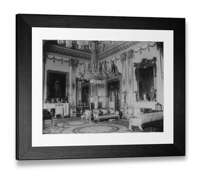 Framed Print : Although the external appearance of Buckingham Palace has been greatly improved in Framed Print : Although the external appearance of Buckingham Palace has been greatly improved in