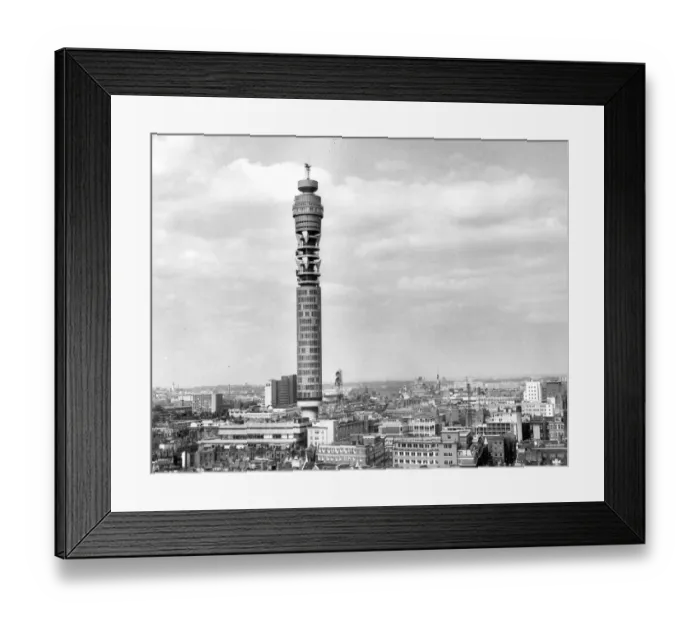 Framed Print : Still supreme and unchallenged in height the 620 ft General Post Office Tower situated Framed Print : Still supreme and unchallenged in height the 620 ft General Post Office Tower situated