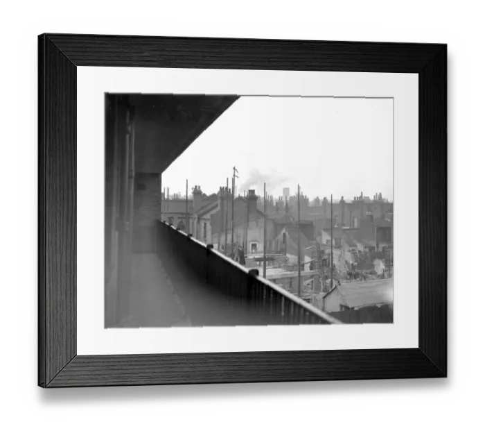 Framed Print : Dwellings in Stepney, London. 1933 Framed Print : Dwellings in Stepney, London. 1933