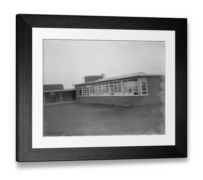Framed Print : The new wing at the County School for Boys, Sidcup. 1935 Framed Print : The new wing at the County School for Boys, Sidcup. 1935