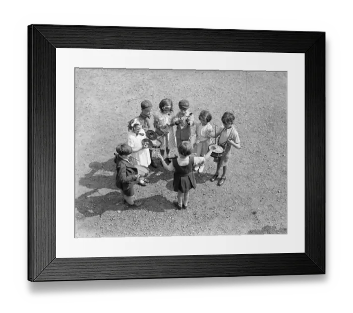 Framed Print : A five - year - old conductor at Crystal Palace Music Festival. Boys and girls Framed Print : A five - year - old conductor at Crystal Palace Music Festival. Boys and girls