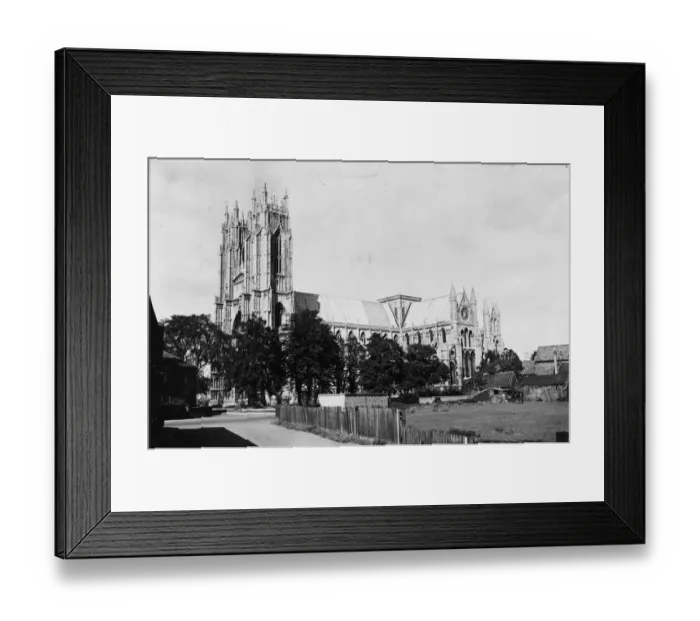 Framed Print : Beverly Minister. Surrounded by centuries-old yews, the ageing stone pile of Beverley Framed Print : Beverly Minister. Surrounded by centuries-old yews, the ageing stone pile of Beverley