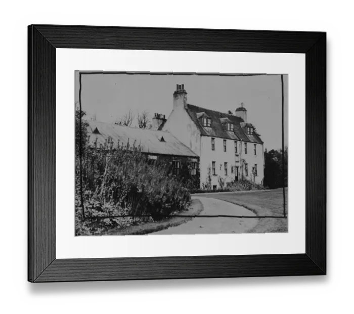 Framed Print : Birkhall, a white walled Jacobean house near Balmoral, Scotland, where Princess Alexandra Framed Print : Birkhall, a white walled Jacobean house near Balmoral, Scotland, where Princess Alexandra