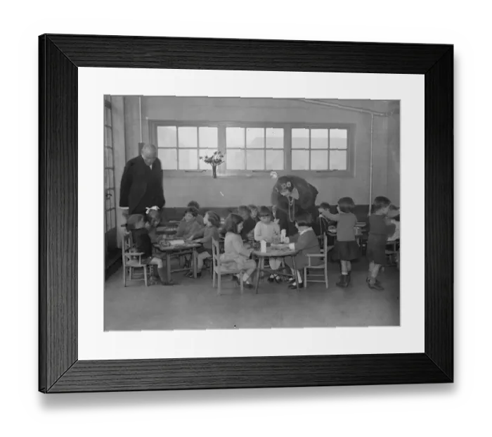 Framed Print : Duchess of York among the babies. The Duchess of York opened the new building of Framed Print : Duchess of York among the babies. The Duchess of York opened the new building of