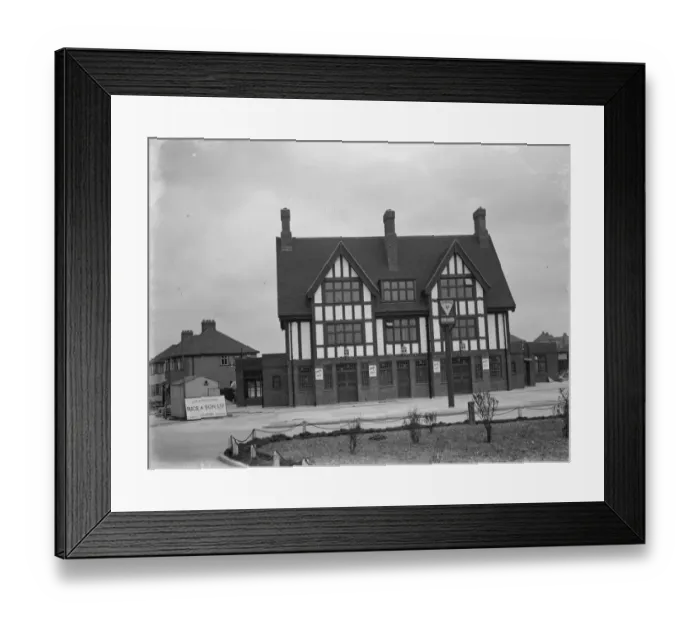 Framed Print : The Albany Inn on Hurst Road in Bexley, London. 1937 Framed Print : The Albany Inn on Hurst Road in Bexley, London. 1937