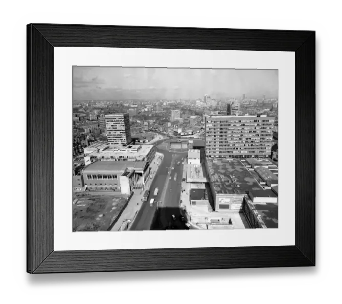 Framed Print : Elephant Eye View Aerial view of the Elephant and Castle new development in Southwark London Framed Print : Elephant Eye View Aerial view of the Elephant and Castle new development in Southwark London