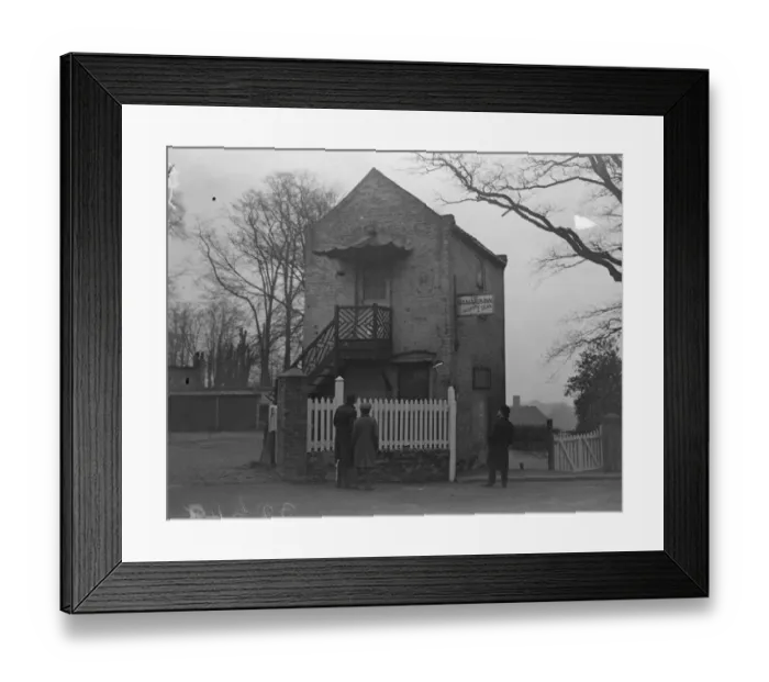 Framed Print : Dick Turpins house coming down, 600 year old landmark doomed. The old Dick Turpin house Framed Print : Dick Turpins house coming down, 600 year old landmark doomed. The old Dick Turpin house