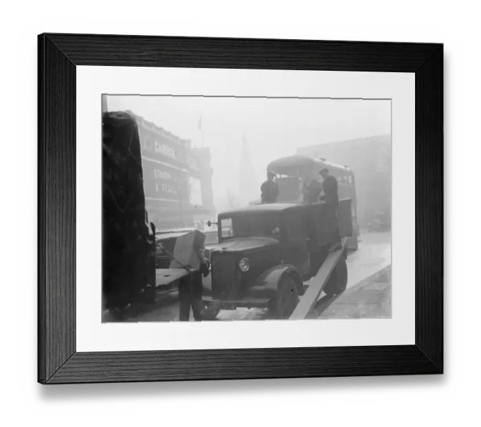 Framed Print : The demolition of Alhambra Theatre in the West End of London. 1936 Framed Print : The demolition of Alhambra Theatre in the West End of London. 1936