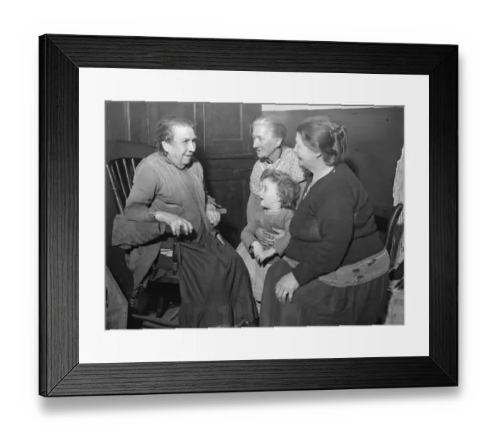 Framed Print : Women who called a prince a darling. When the Prince of Wales visited the St