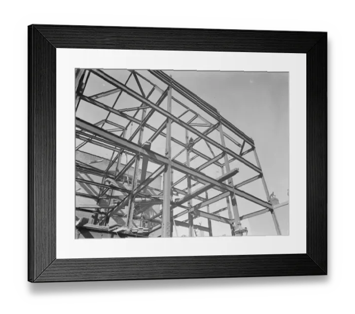 Framed Print : A Scaffolding frame for the new flats on the Earl Court Road, West London. 3 Framed Print : A Scaffolding frame for the new flats on the Earl Court Road, West London. 3