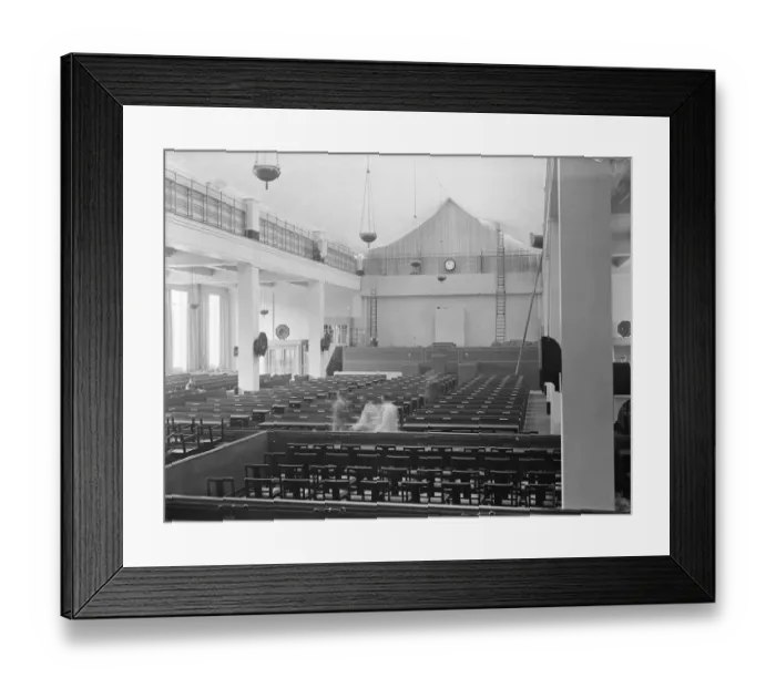 Framed Print : Testing wireless apparatus for Kings speech at Economic Conference. There is Framed Print : Testing wireless apparatus for Kings speech at Economic Conference. There is