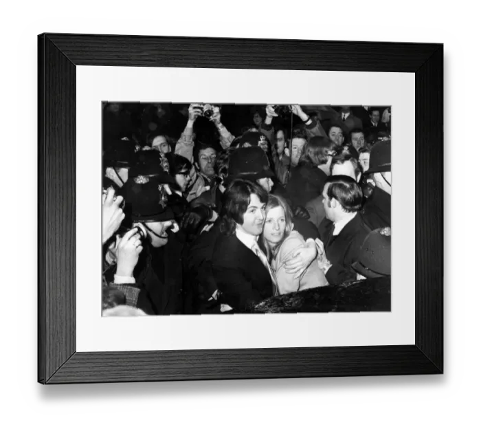 Framed Print : Beatle Weds. London : Paul McCartney, the last remaining bachelor Beatle, 26 Framed Print : Beatle Weds. London : Paul McCartney, the last remaining bachelor Beatle, 26