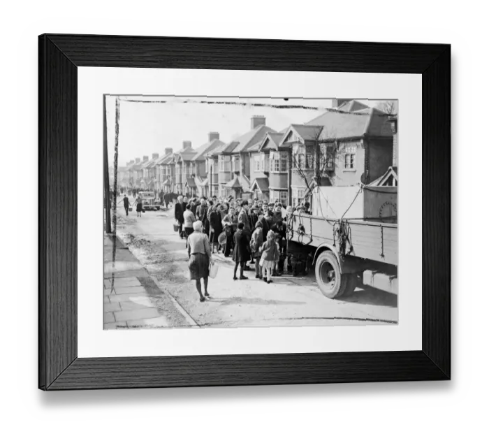 Framed Print : Floods, caused by the recent bad weather, endangered the water supplies thousands of the East Framed Print : Floods, caused by the recent bad weather, endangered the water supplies thousands of the East