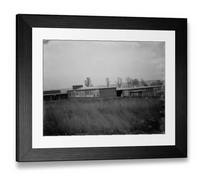 Framed Print : The new wing at the County School for Boys, Sidcup. 1935 Framed Print : The new wing at the County School for Boys, Sidcup. 1935