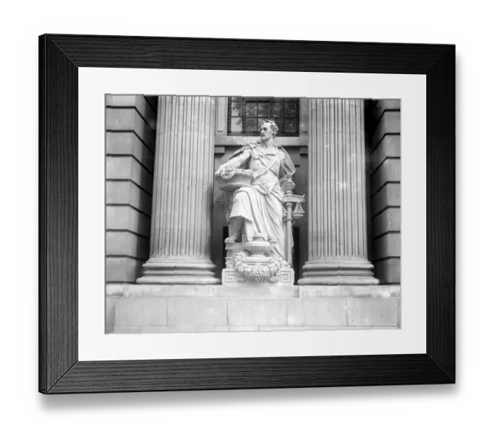 Framed Print : London. Statuary of the P. D. A. Building. 7 June 1935 Framed Print : London. Statuary of the P. D. A. Building. 7 June 1935