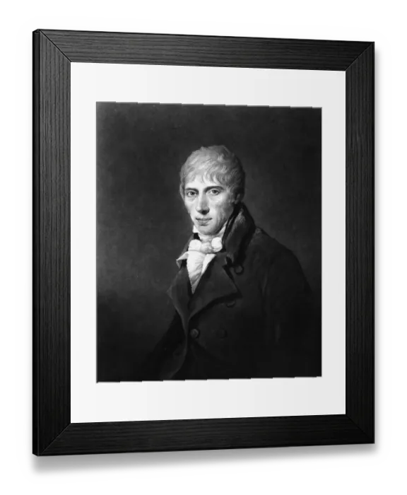 Framed Print : John Loudon MacAdam, 1825, by Charles Turner - lithograph in The British Museum, London Framed Print : John Loudon MacAdam, 1825, by Charles Turner - lithograph in The British Museum, London