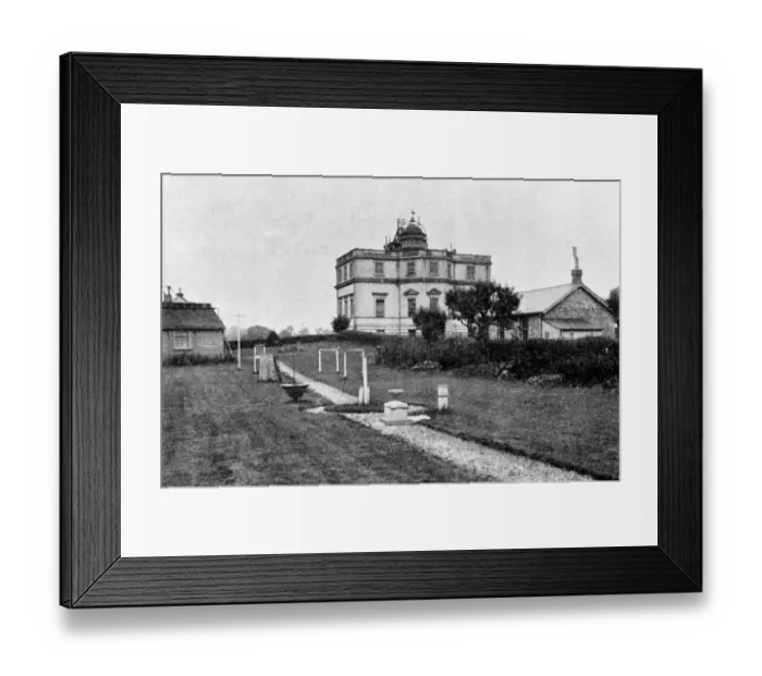 Framed Print : The Kew Observatory, where magnetic research has been disturbed by the electric tram service