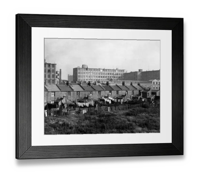 Framed Print : Siemens Factory and adjacent housing, Woolwich, London 17 October 1951 Framed Print : Siemens Factory and adjacent housing, Woolwich, London 17 October 1951