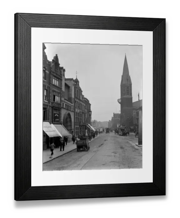 Framed Print : London streetscene. Whitechapel High Street, sometime between 1900 and 1910 Framed Print : London streetscene. Whitechapel High Street, sometime between 1900 and 1910