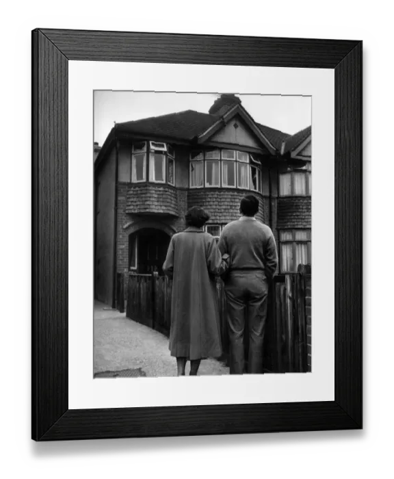 Framed Print : Connie and Bob Alderson live at Bowness Drive, Hounslow, Middlesex, England Framed Print : Connie and Bob Alderson live at Bowness Drive, Hounslow, Middlesex, England