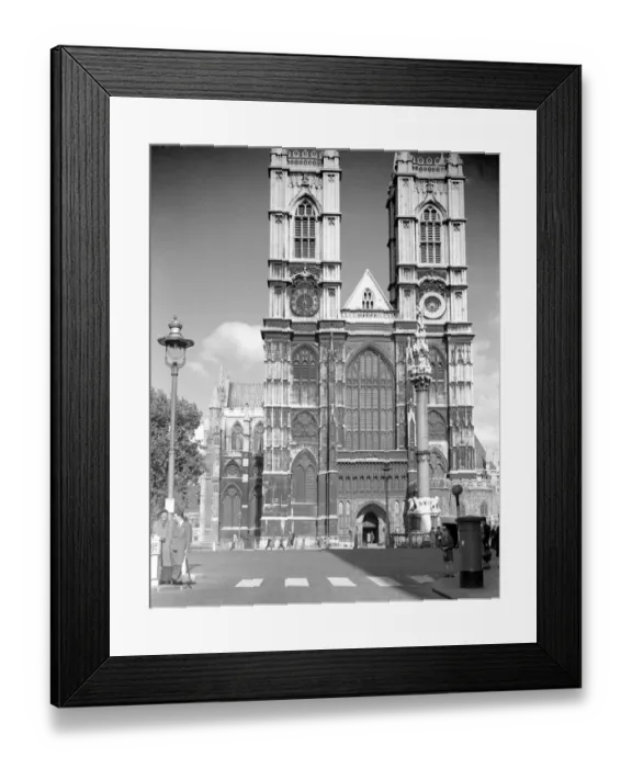 Framed Print : Westminster Abbey, Westminster, London, England, UK. 1950s Framed Print : Westminster Abbey, Westminster, London, England, UK. 1950s
