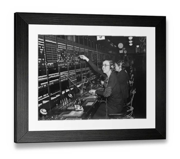 Framed Print : The Princeof Wales talks in Spanish with telephone operator. When the Prince of Framed Print : The Princeof Wales talks in Spanish with telephone operator. When the Prince of