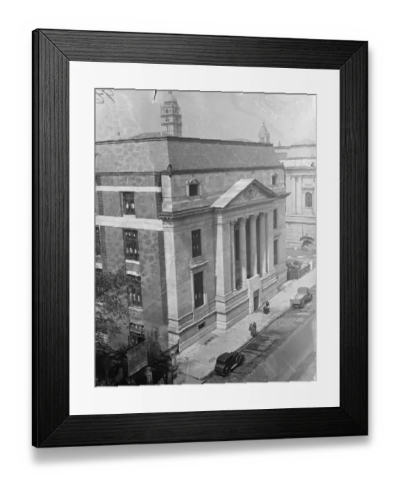 Framed Print : Where world economic conference will meet. The new building of the Geological Museum Framed Print : Where world economic conference will meet. The new building of the Geological Museum