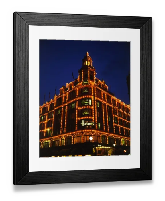 Framed Print : Harrods Knightsbridge London England Framed Print : Harrods Knightsbridge London England