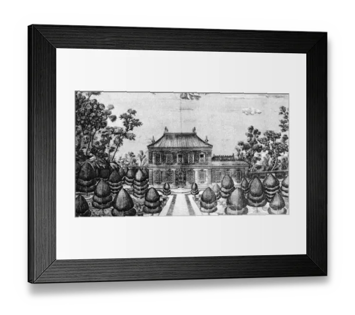 Framed Print : Palace of Yuan Ming Yuan, Beijing, China. in 1786 : Hsu Shi Lou ( House for Framed Print : Palace of Yuan Ming Yuan, Beijing, China. in 1786 : Hsu Shi Lou ( House for