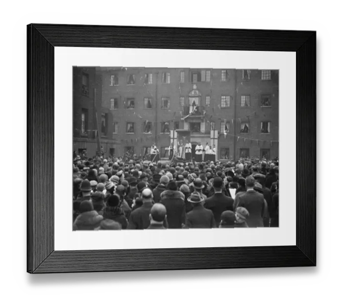 Framed Print : The Archbishop of Canterbury performed the ceremony of blessing the new St Nicholas Framed Print : The Archbishop of Canterbury performed the ceremony of blessing the new St Nicholas