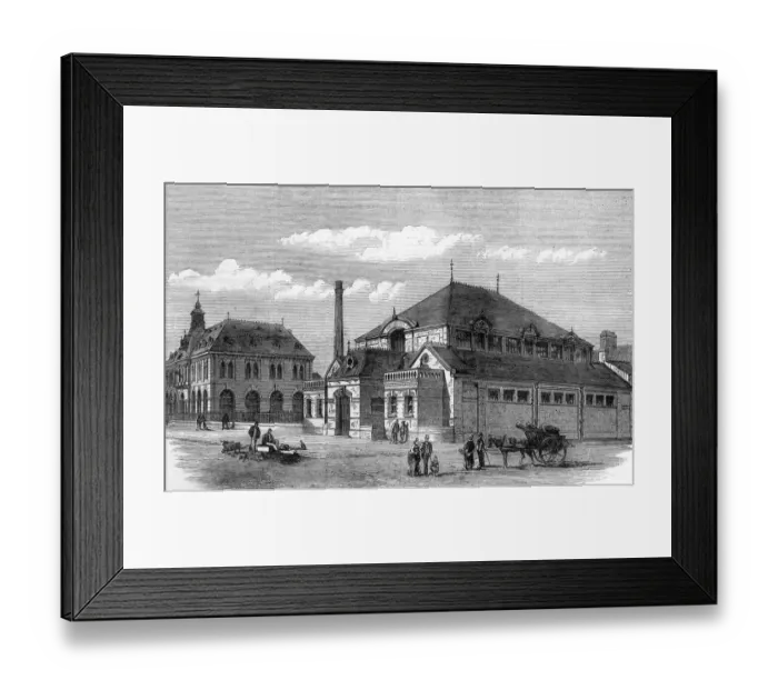 Framed Print : The Working Mens Institute, and new Baths, Barrow-in-Furness, North Lancashire Framed Print : The Working Mens Institute, and new Baths, Barrow-in-Furness, North Lancashire