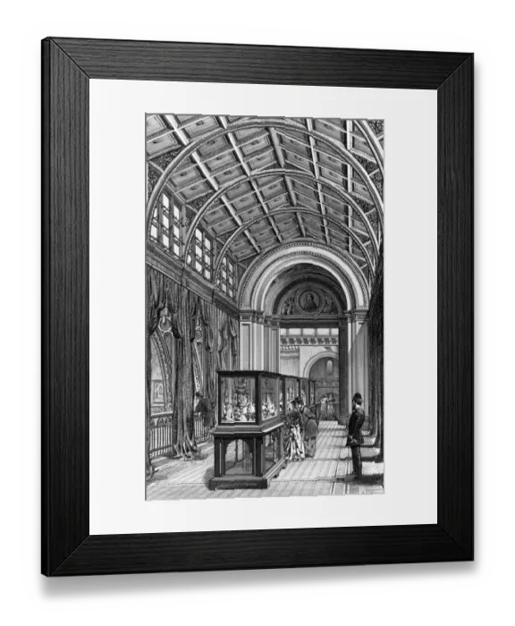 Framed Print : The Consort Court in the South Kensington Museum, 1875 Framed Print : The Consort Court in the South Kensington Museum, 1875