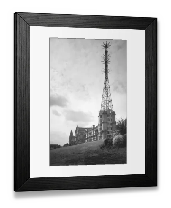 Framed Print : The first regular service of television broadcast has been inaugurated in London Alexandra