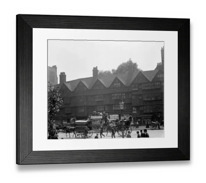 Framed Print : London. Old Holborn, Staple Inn in 1900 1900 Framed Print : London. Old Holborn, Staple Inn in 1900 1900