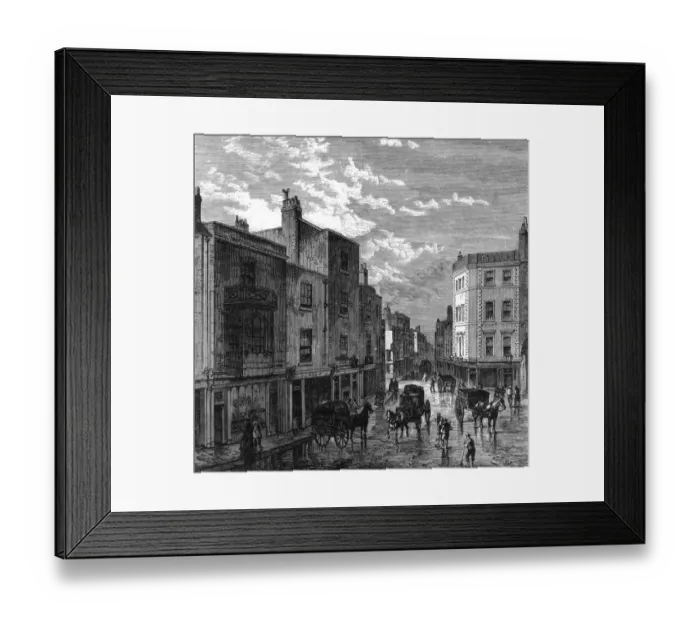 Framed Print : Kensington High Street, 1860 Framed Print : Kensington High Street, 1860