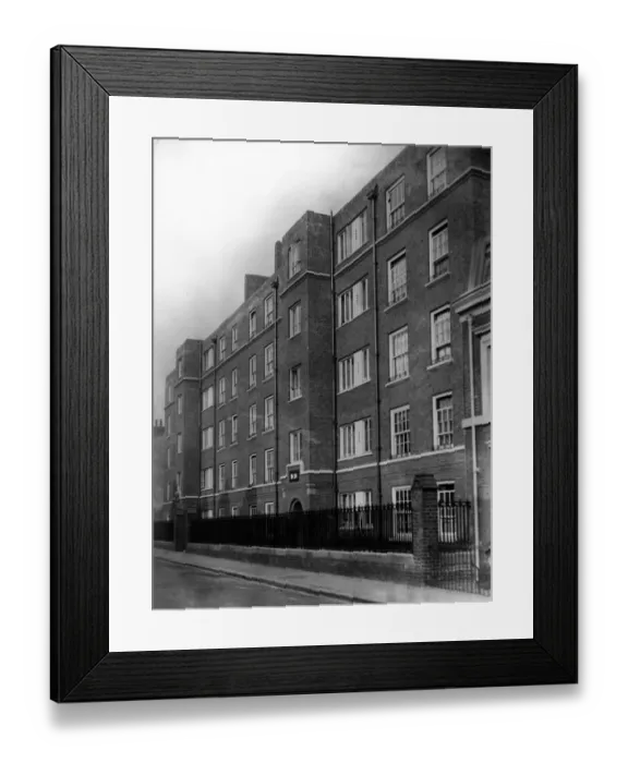 Framed Print : Jewish Board of Guardians new housing estate, Lincoln Street, Mile End Road, London, England Framed Print : Jewish Board of Guardians new housing estate, Lincoln Street, Mile End Road, London, England