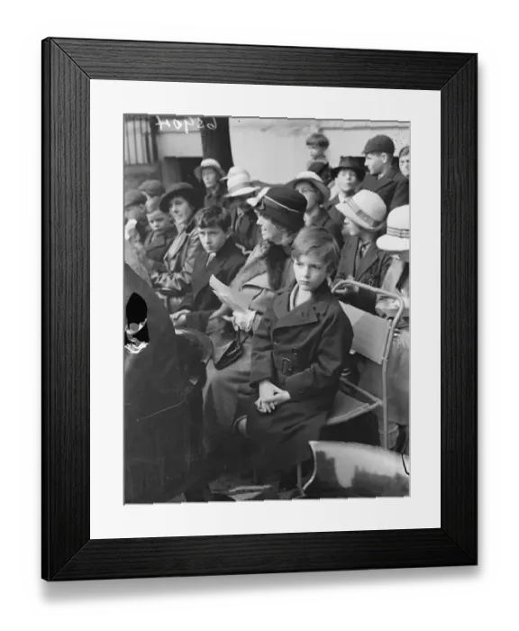 Framed Print : Anthony Edens sons watch as fire brigade gieves last display at old headquarters Framed Print : Anthony Edens sons watch as fire brigade gieves last display at old headquarters